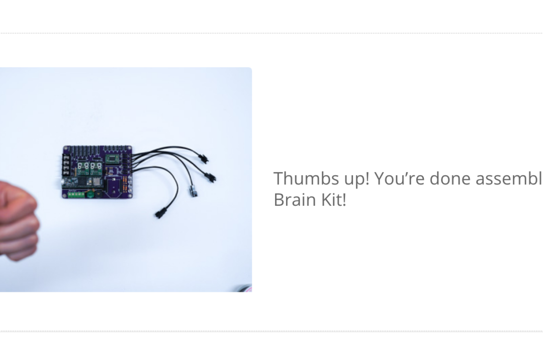 Kit Log #040: Brain kit instructions generated and LIVE!