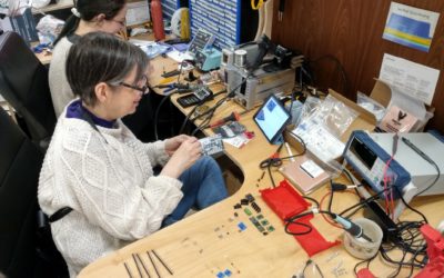 Collab Log #004: Epic 5 hour soldering session with Beck and Brenda