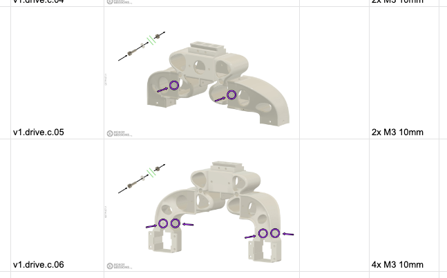 Kit Log #053: Drive sys and arm – guides, sheets, projects