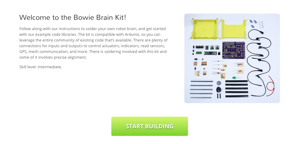 Kit Log #052: Brain Kit landing page